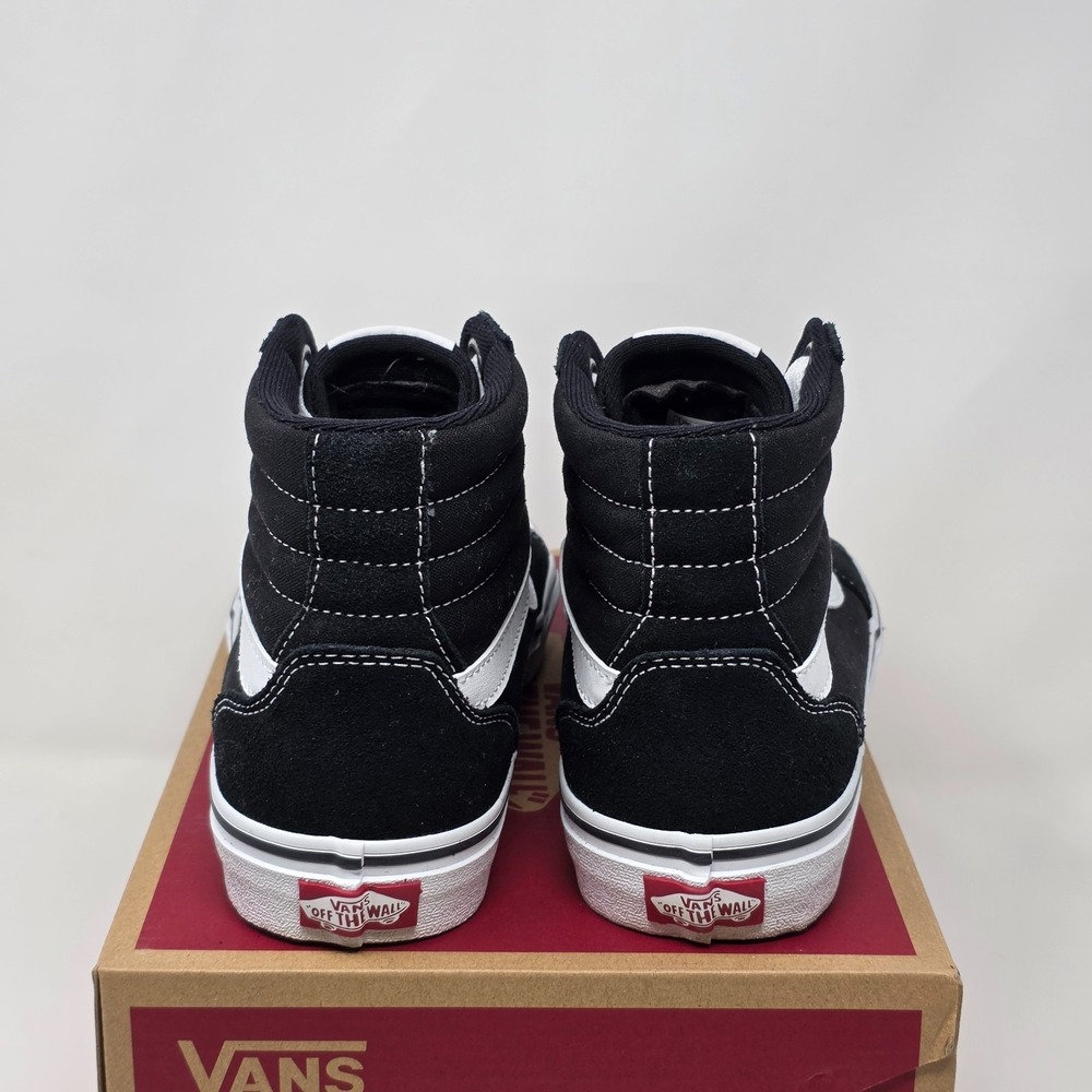 Vans Filmore Hi Canvas Suede‎ Black White Skate Shoes Men's Size 8 VN0A5HZLIJU - Picture 4 of 7